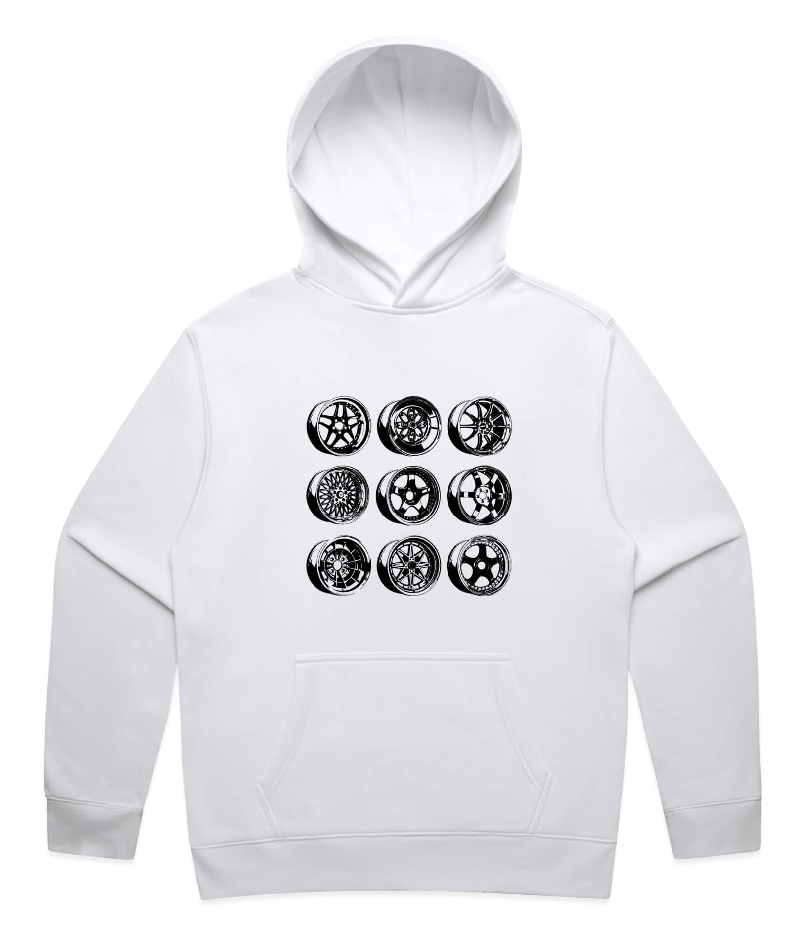 Retro JDM Wheels Hoodie