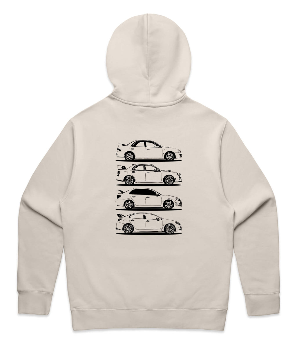 Subaru WRX Generations Hoodie