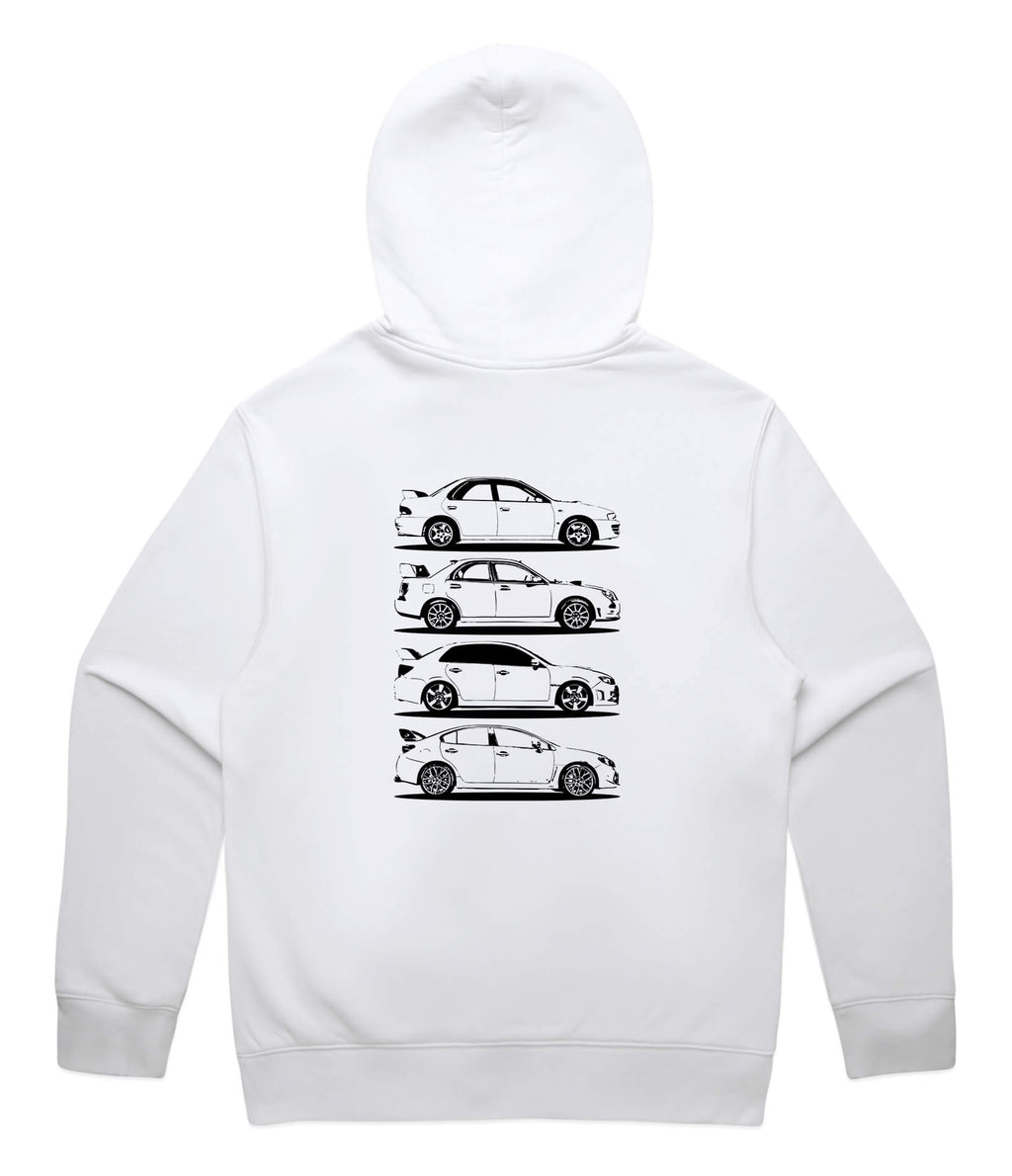 Subaru WRX Generations Hoodie