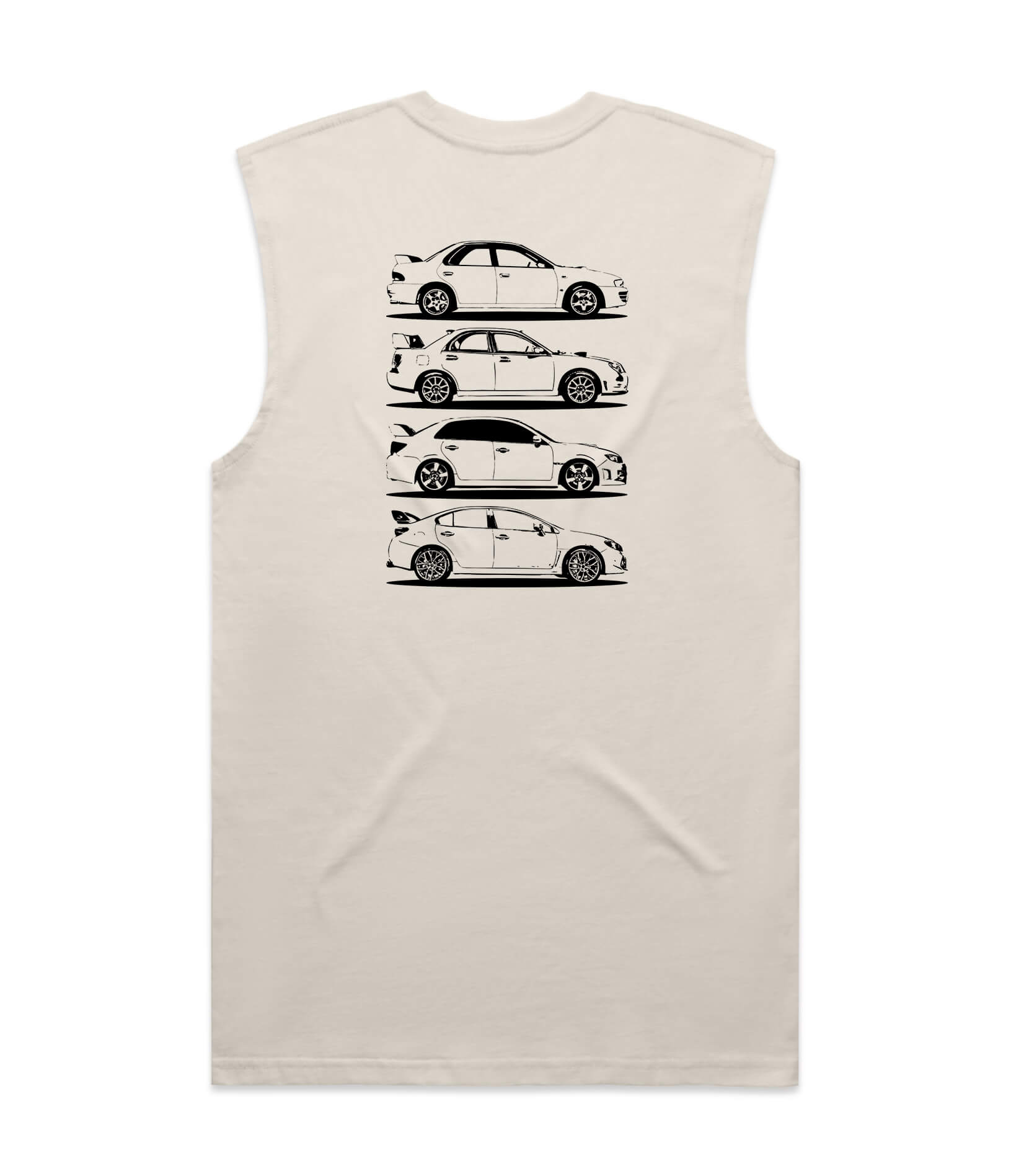 Subaru WRX Generations Tank