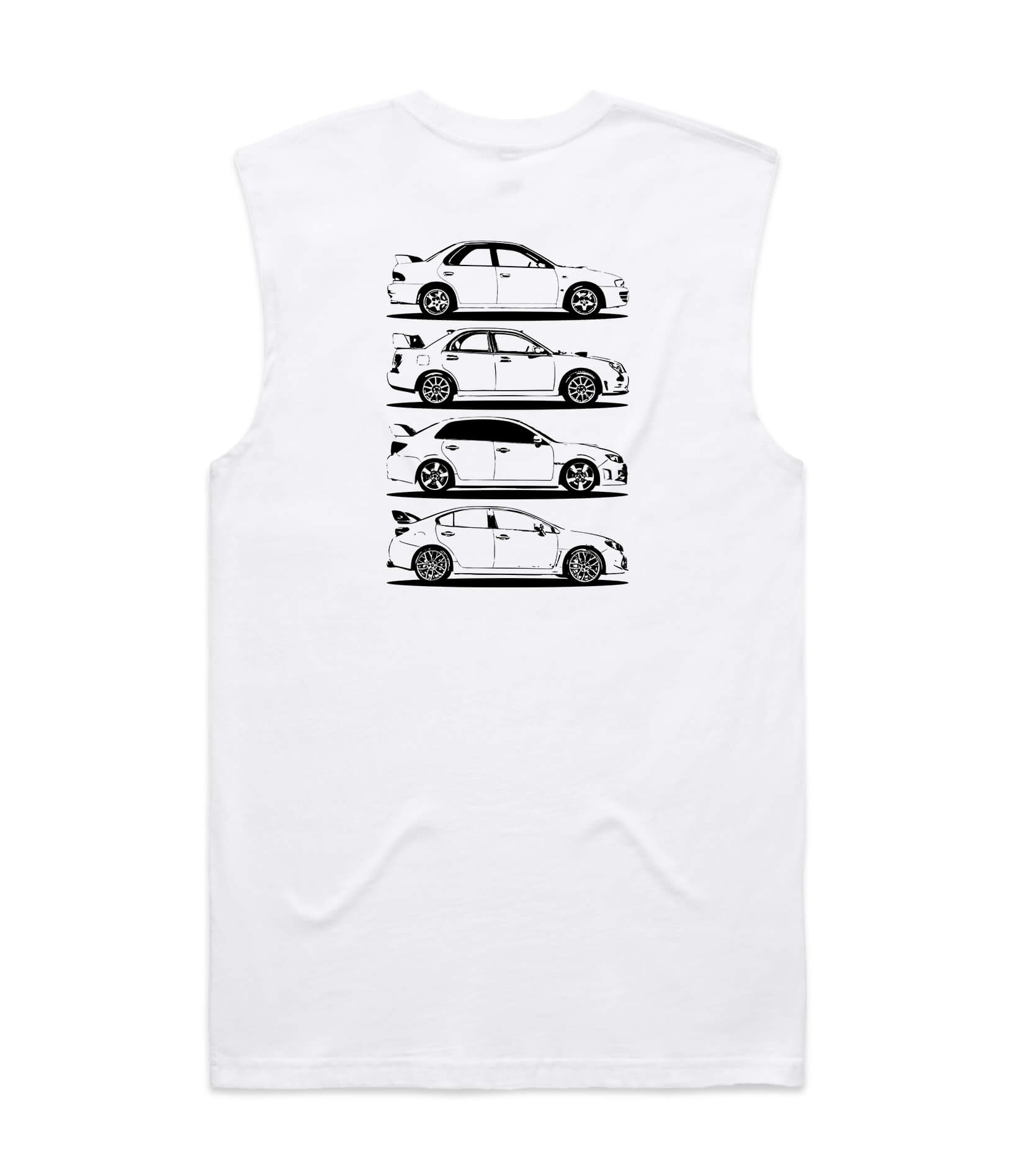 Subaru WRX Generations Tank