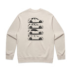 Subaru WRX Generations Crew Jumper