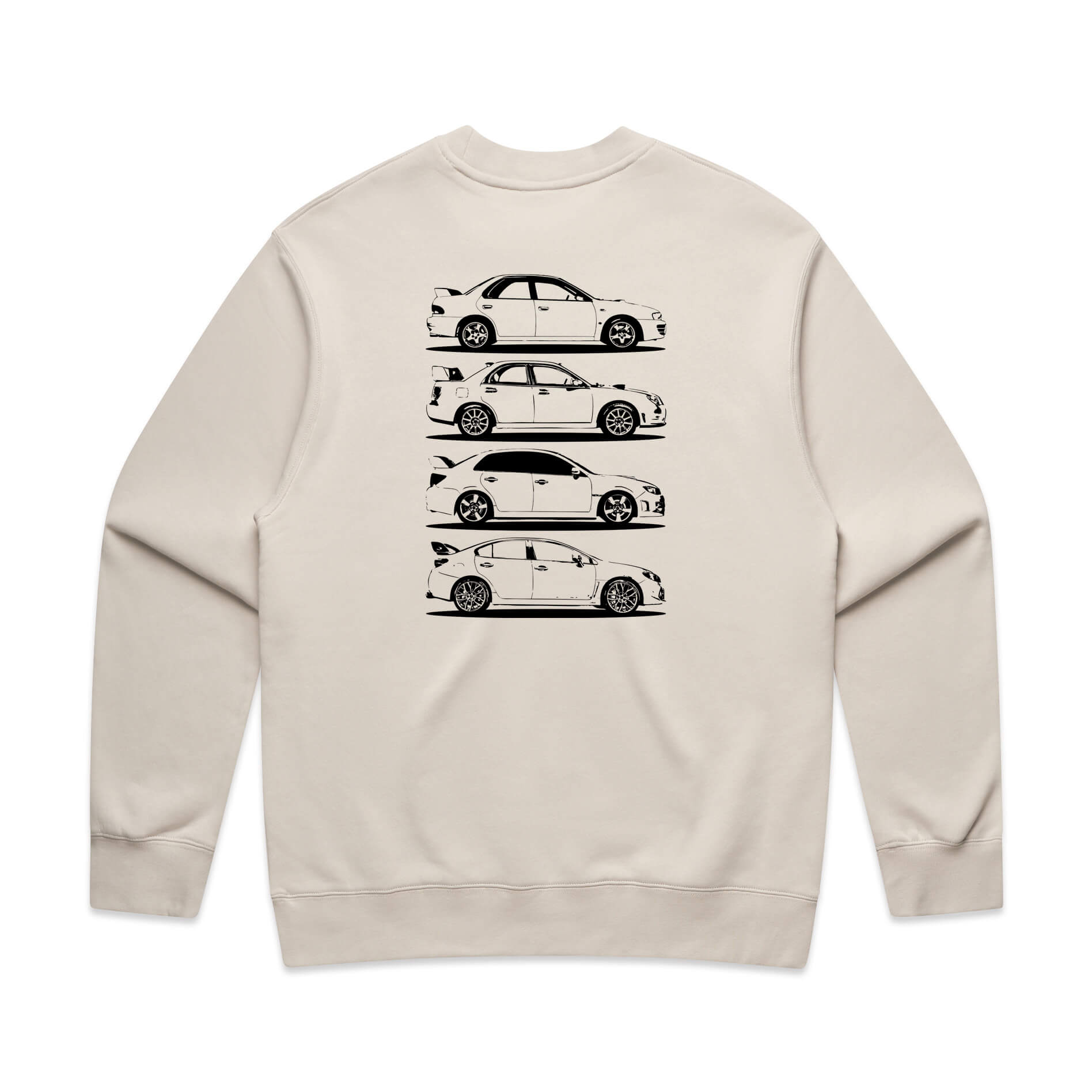 Subaru WRX Generations Crew Jumper