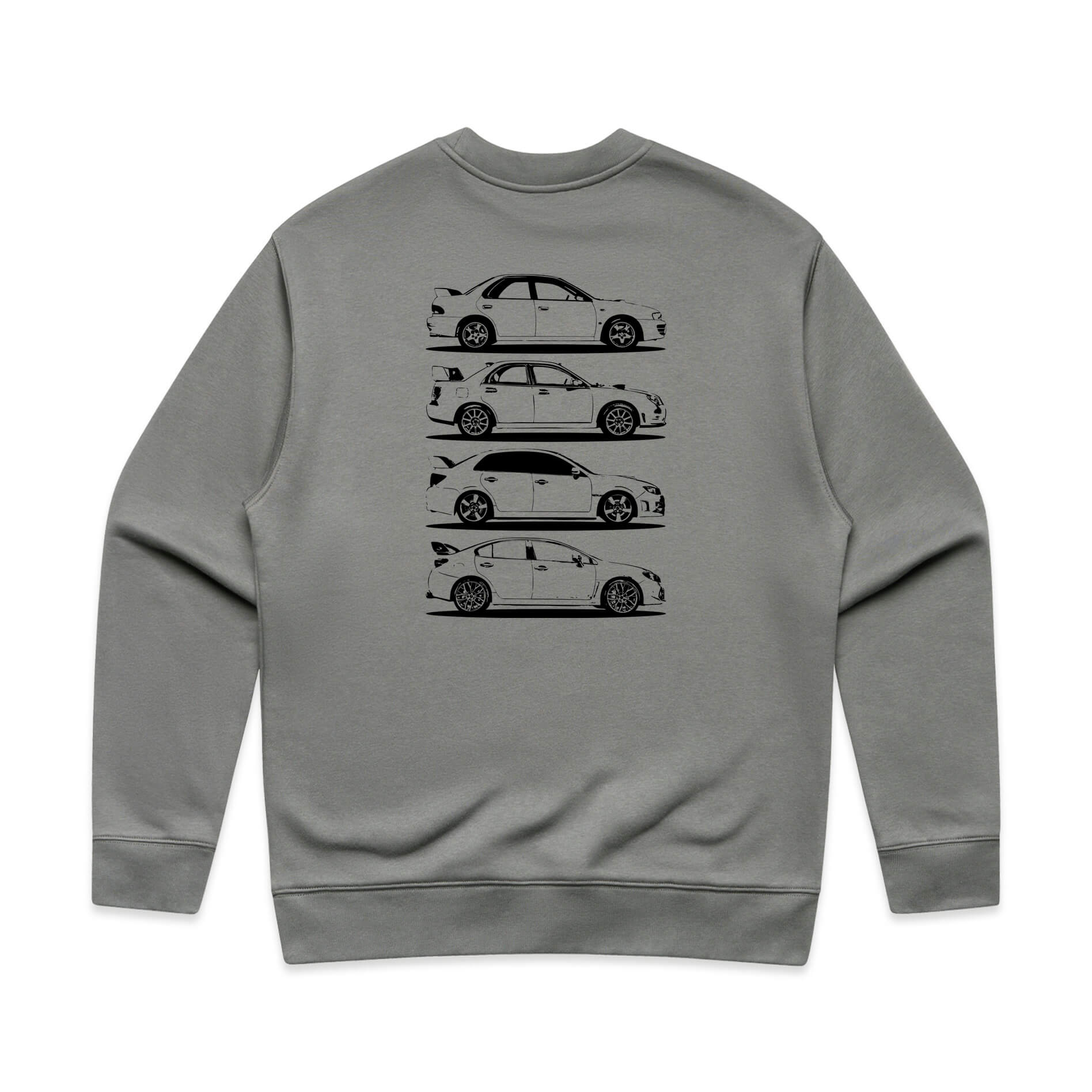 Subaru WRX Generations Crew Jumper