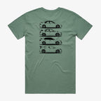 Subaru WRX Generations T-Shirt