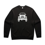 Car with Custom Number Plate Jumper  [Black]