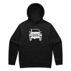 Car with Custom Number Plate Hoodie  [Black]