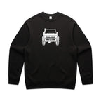 Car with Custom Number Plate Jumper  [Black]