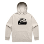 Car with Custom Number Plate Hoodie [Bone]