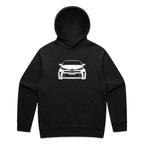 Car with Custom Number Plate Hoodie  [Black]