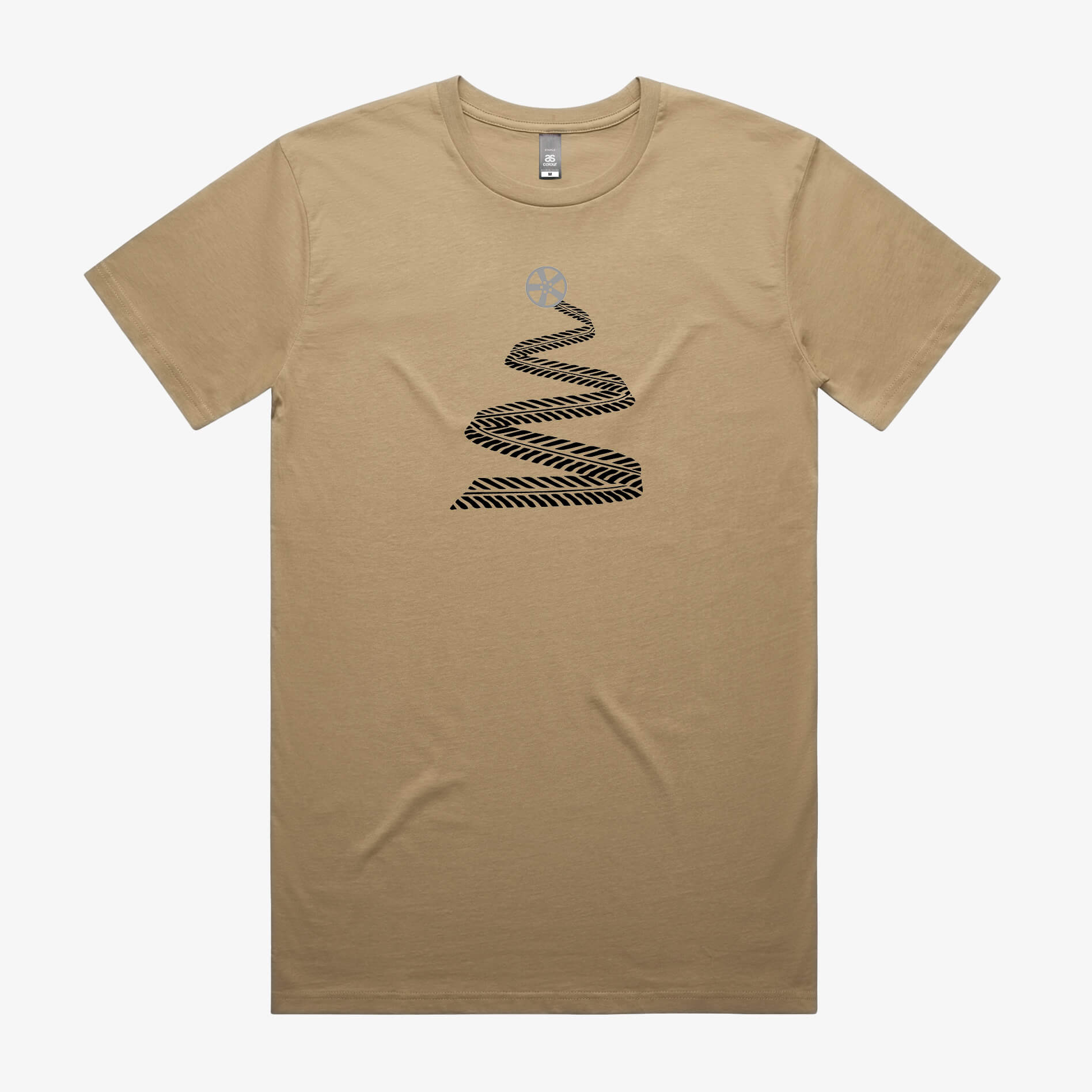 Tyre Tread Christmas Tree T-Shirt