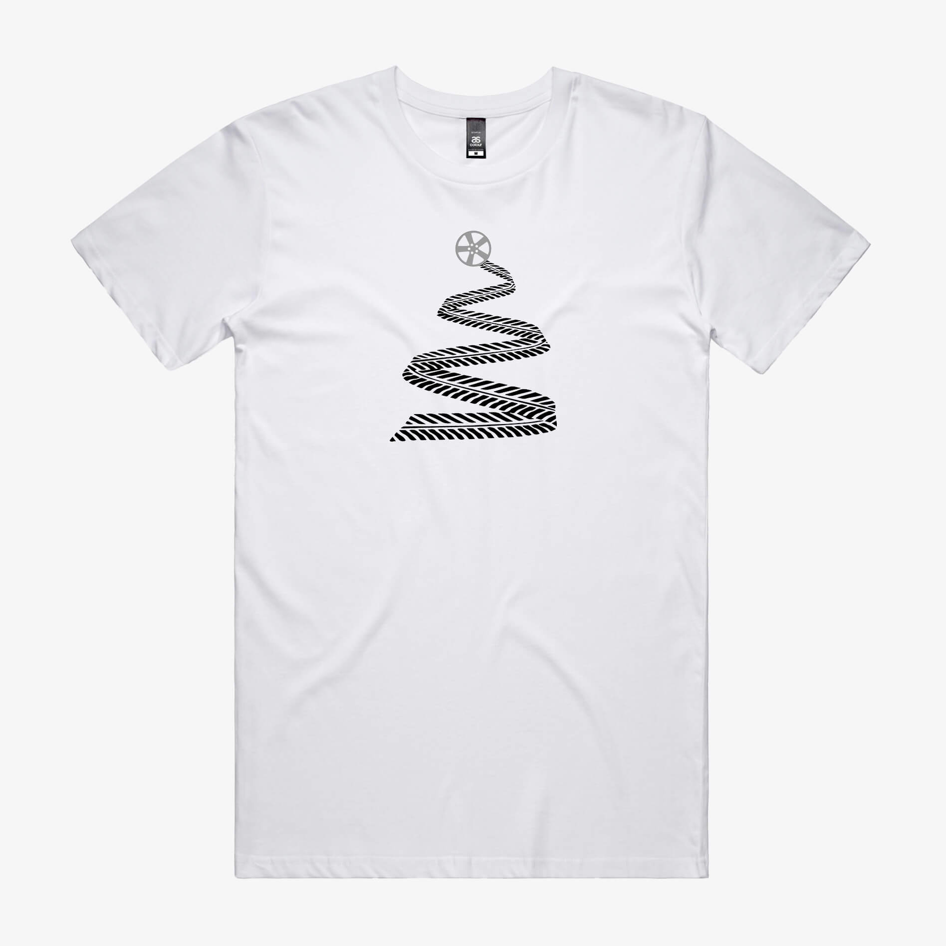 Tyre Tread Christmas Tree T-Shirt