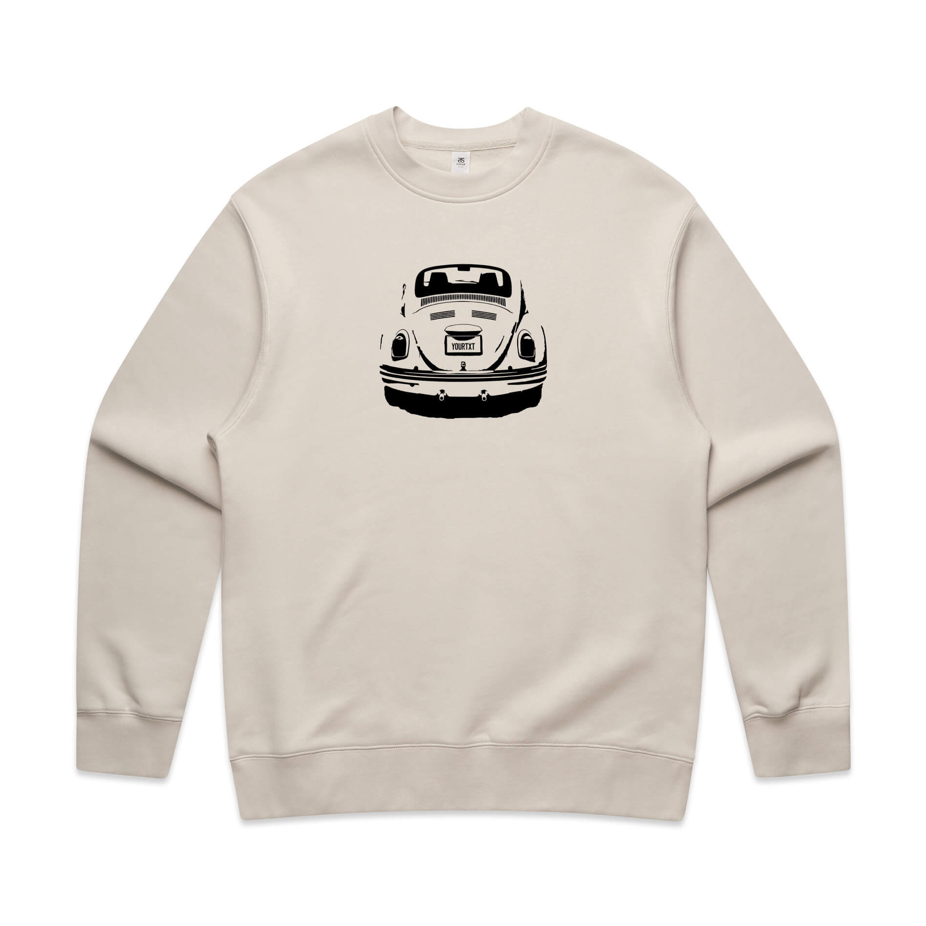 Car with Custom Number Plate Jumper [Bone]