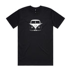 Car with Custom Number Plate T-Shirt  [Black]