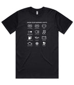 Warning Lights Mens T-Shirt