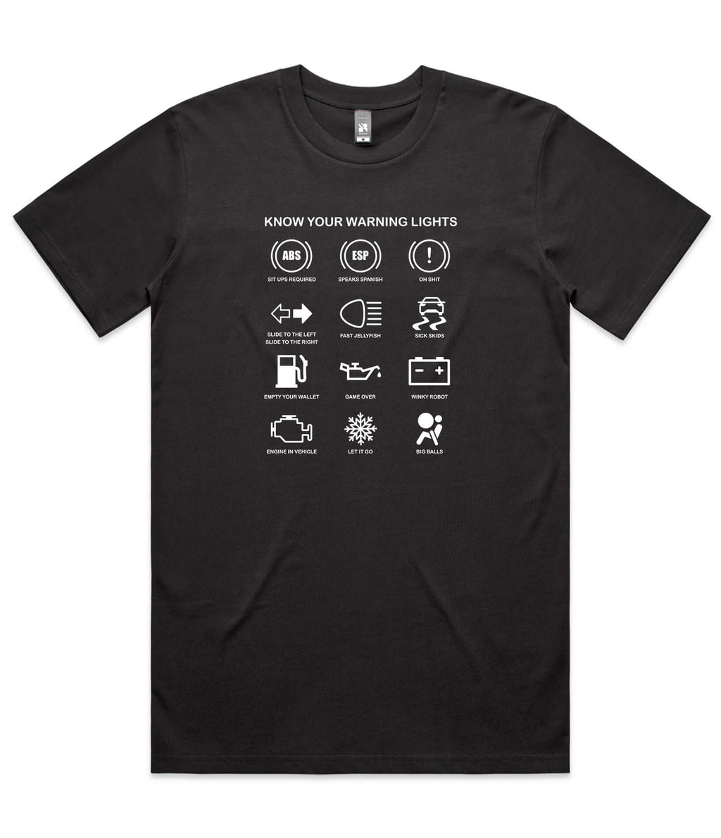 Warning Lights Mens T-Shirt