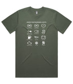 Warning Lights Mens T-Shirt