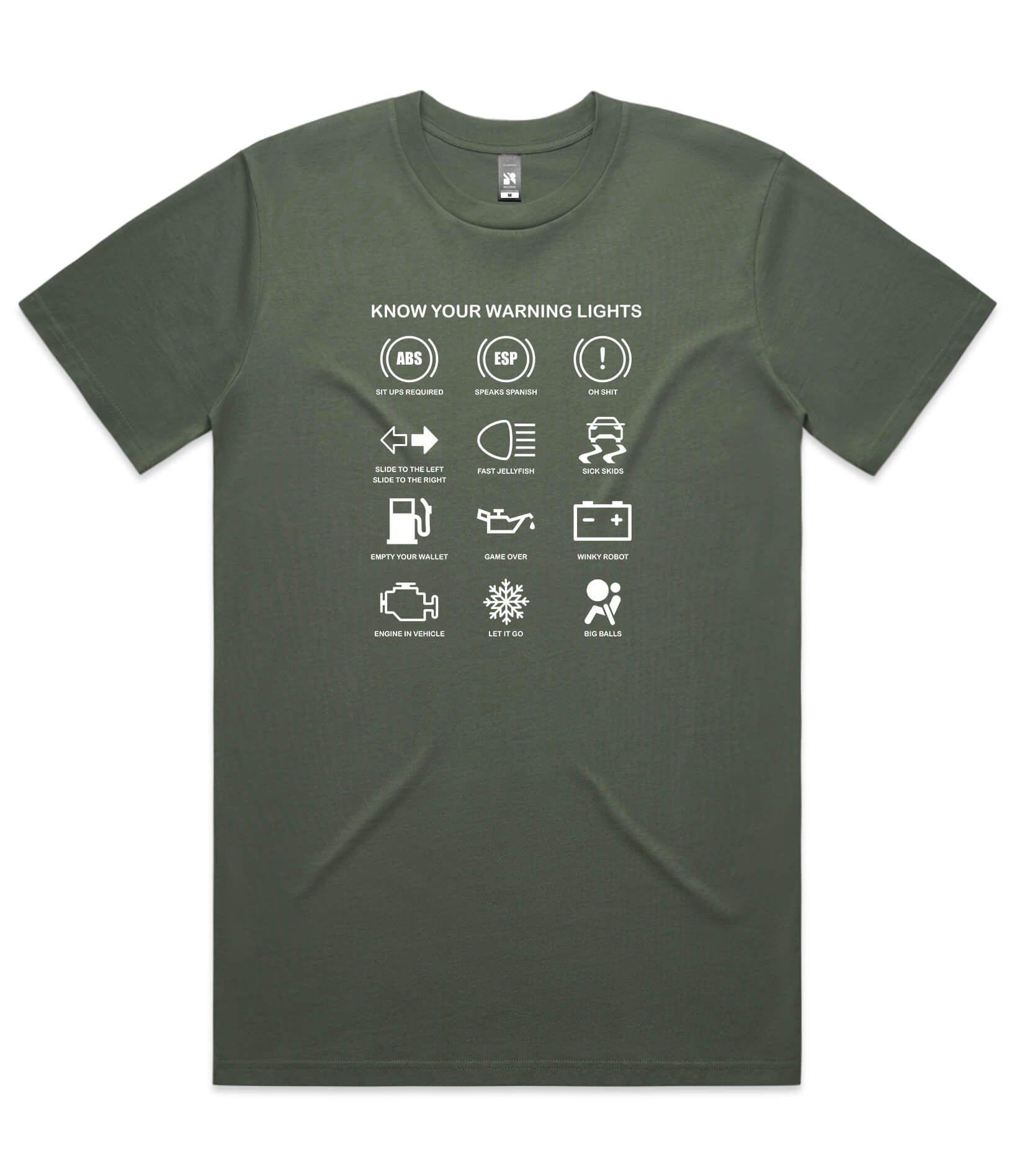 Warning Lights Mens T-Shirt